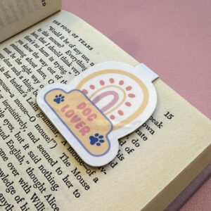 Magnetic Bookmark, Illustration, original illustration, hand-drawn, hand drawn, Christmas, present, under £5, Christmas present, reader, readers, books, black cat, cat lover, cat lady, cats, kitten, orange cat, grateful for my teacher, teacher appreciation