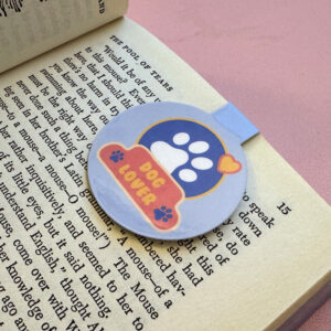 Magnetic Bookmark, Illustration, original illustration, hand-drawn, hand drawn, Christmas, present, under £5, Christmas present, reader, readers, books, black cat, cat lover, cat lady, cats, kitten, orange cat, grateful for my teacher, teacher appreciation